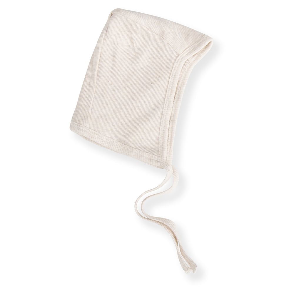 Canna Hjelm i Lys Brun Melange - Økologisk Babyhjelm