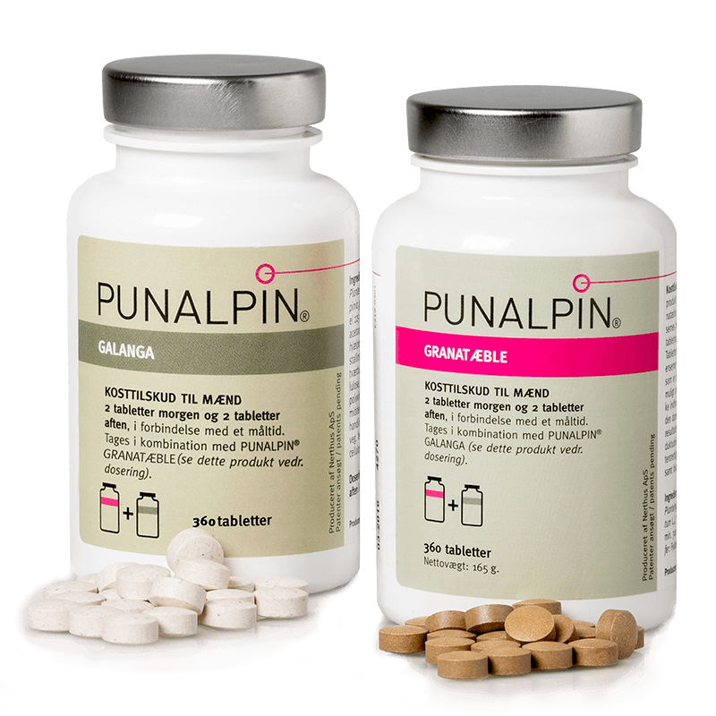Punalpin® Granatæble og Galanga - Kosttilskud til Mænd