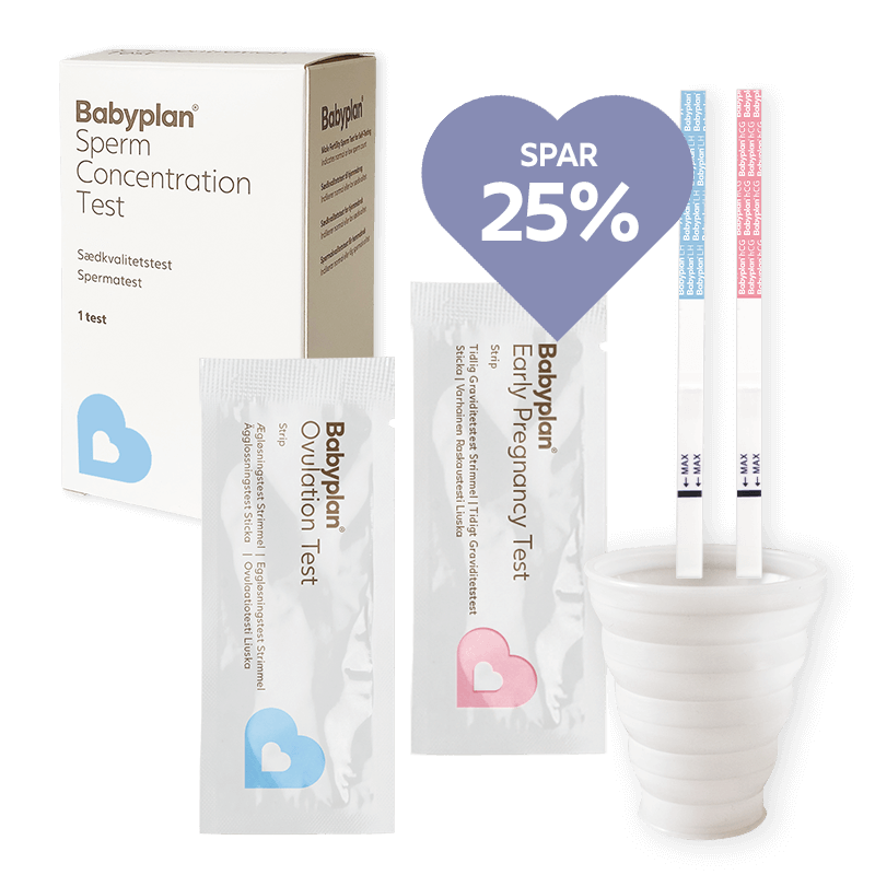 Fertilitets Startsæt til Par - Projekt Baby fra Babyplan