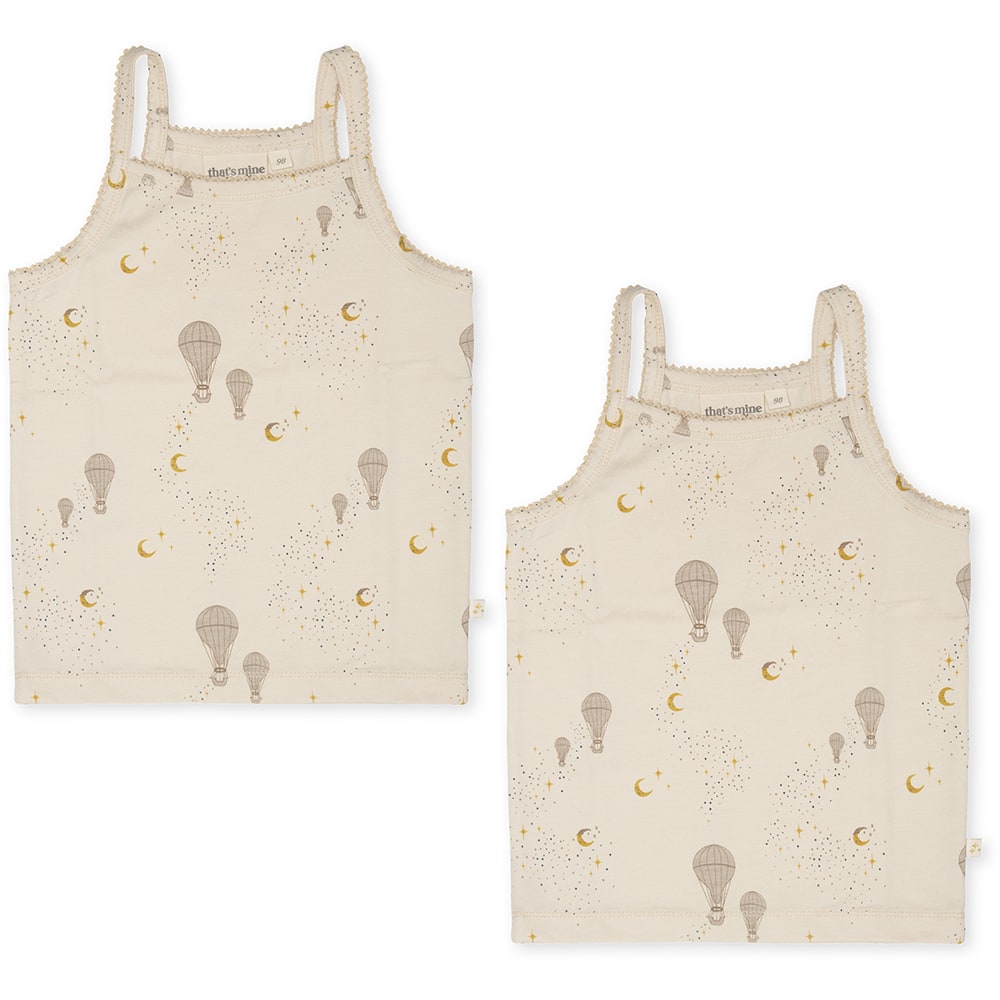 Esta Stroptop 2-Pak - Bløde Undertrøjer til Børn