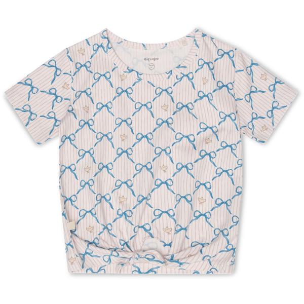Patricia T-shirt med bindesløjfe fra That's Mine - Søde prints!