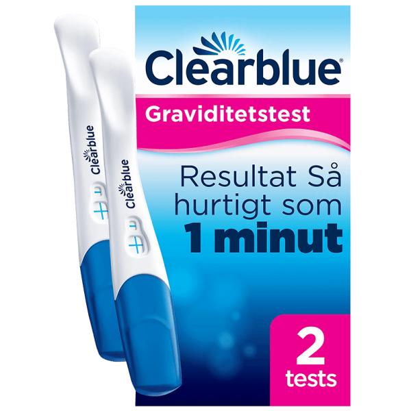 Clearblue Graviditetstest - Hurtig Påvisning 2 Stk.