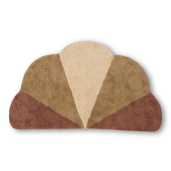 Blødt Påfugltæppe Cocoa til Børneværelset - Udsalg!