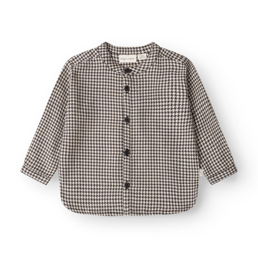 That's Mine Hugo Skjorte i Raven - Økologisk Bomuld