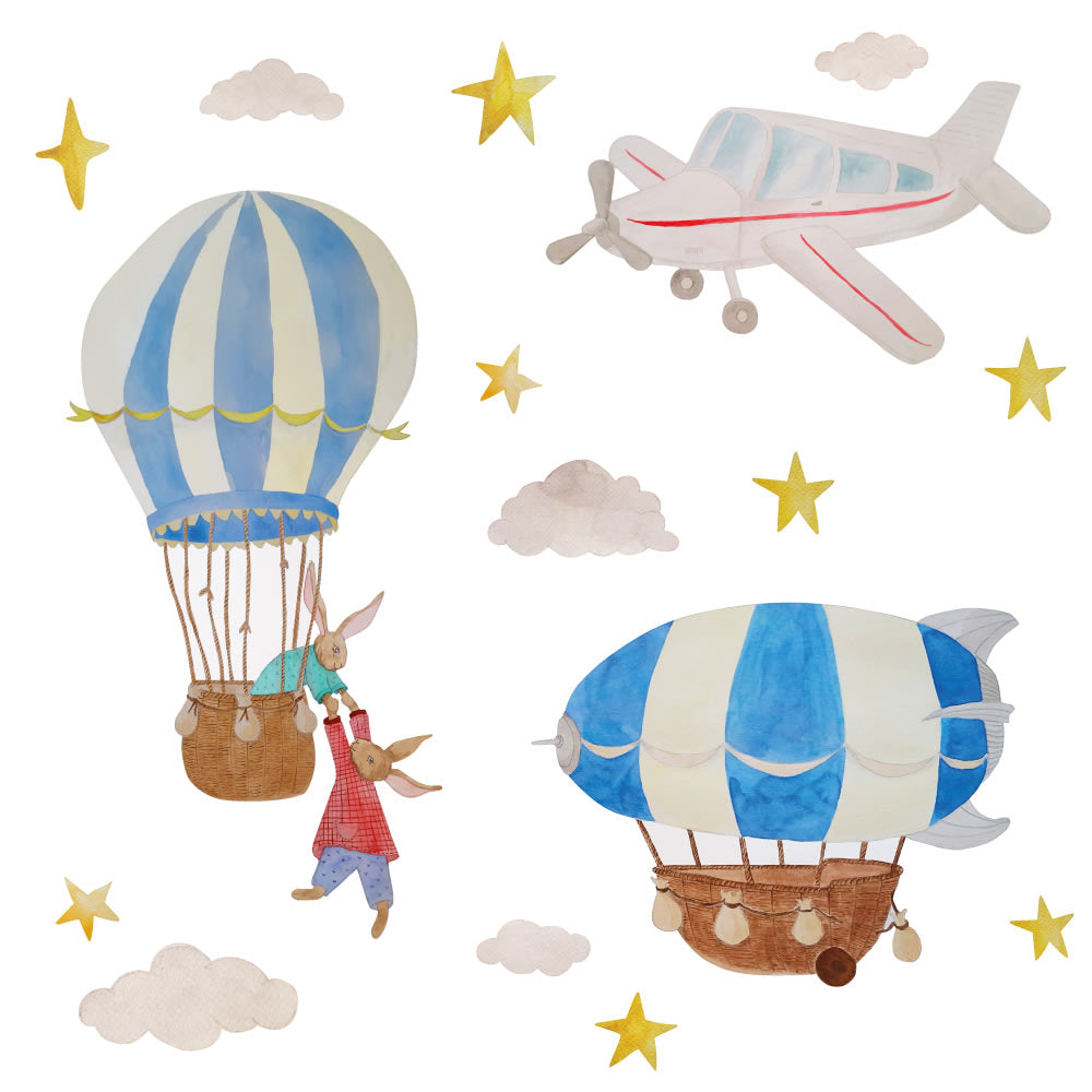 That's Mine   Wallsticker Flying Adventures   Multi fra That's Mine