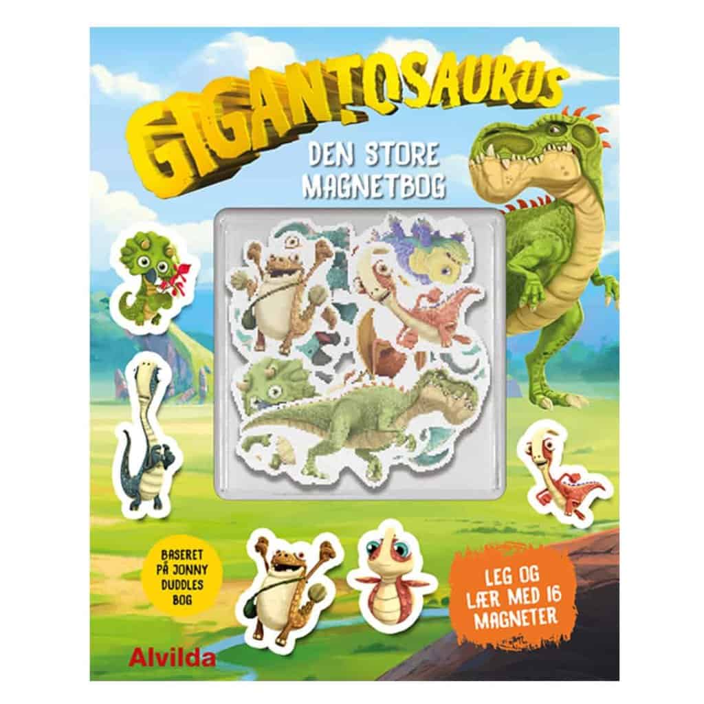 Gigantosaurus   Den Store Magnetbog fra Alvilda