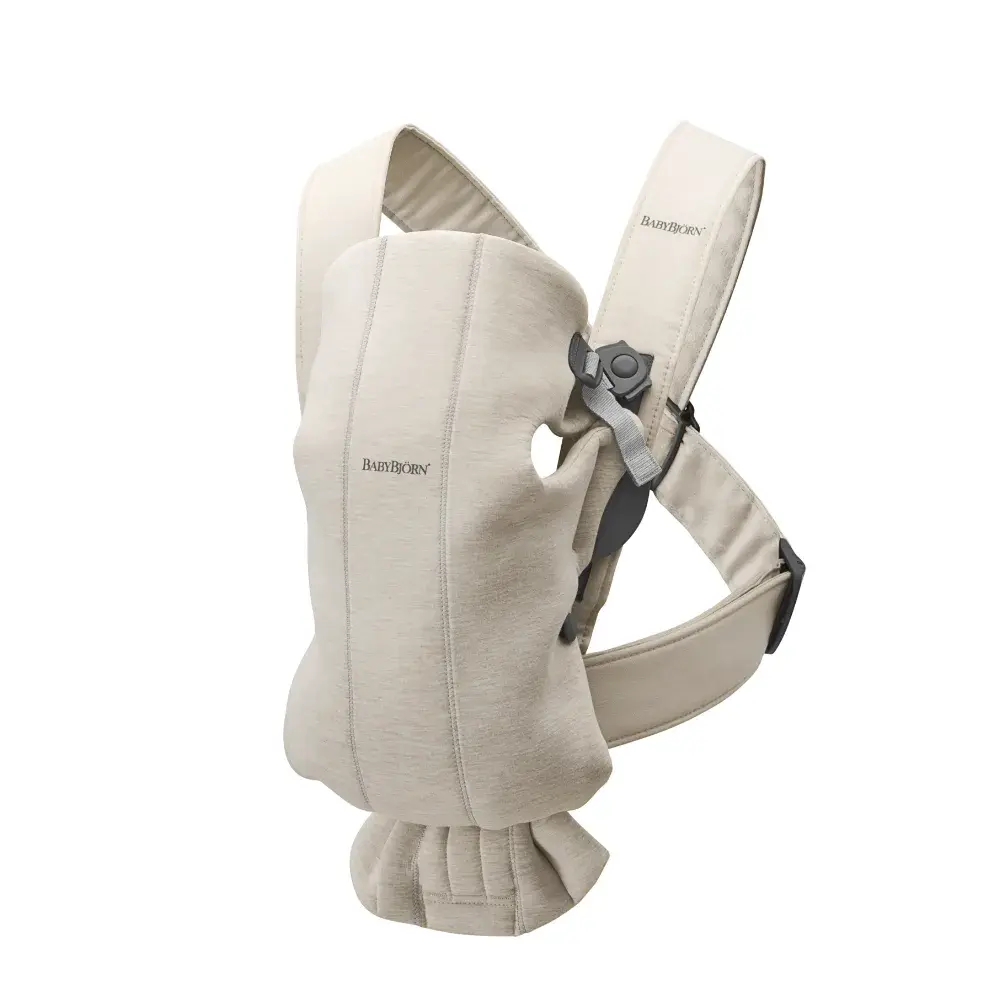 Bæresele Mini   3d Jersey, Lys Beige fra Babybjörn