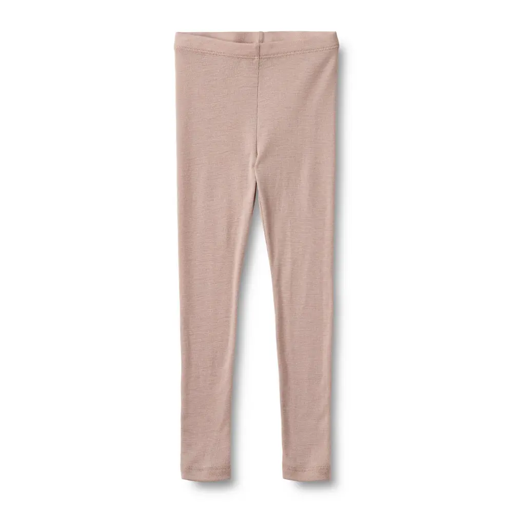 Uld Leggings Agi i Dry Rose – Vintermusthave til Børn