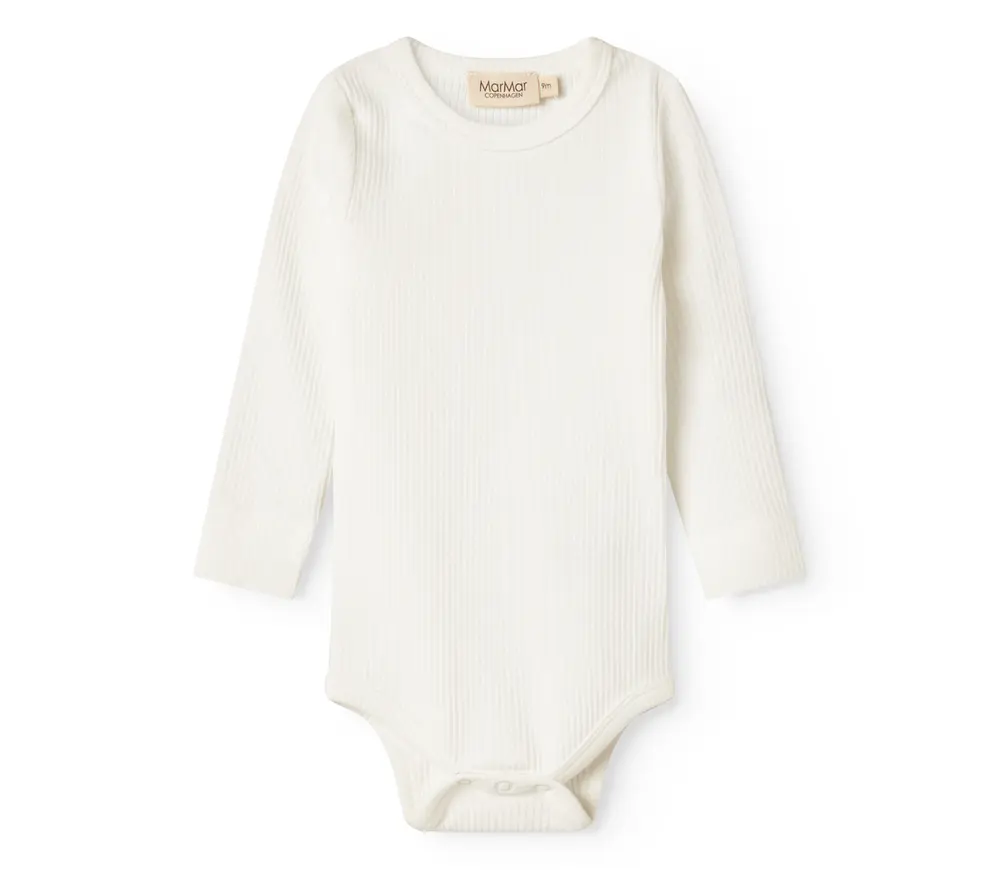 Body Med Lange ærmer   Gentle White   62 fra Marmar Copenhagen