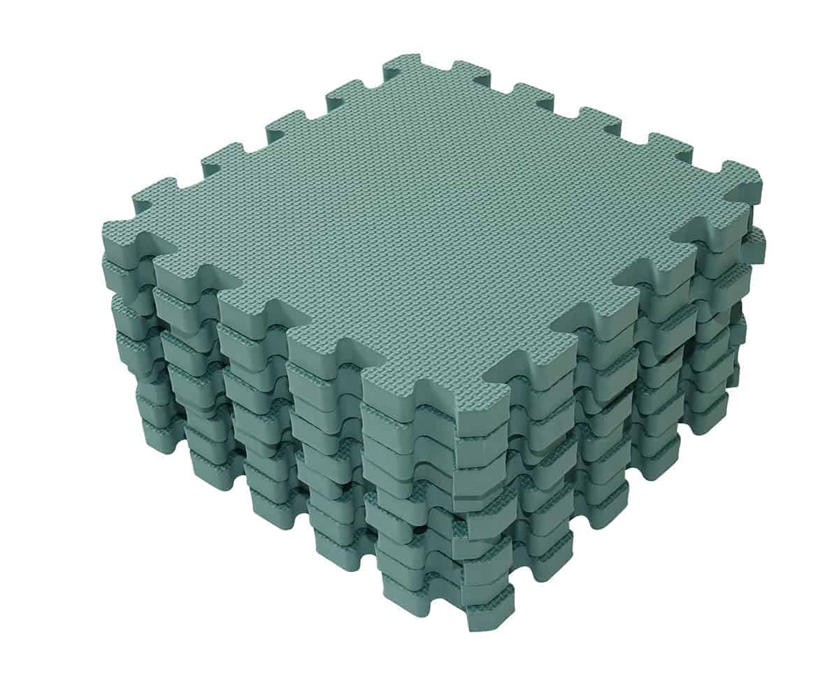 Dusty Green Playmat By Babydan fra Baby Dan