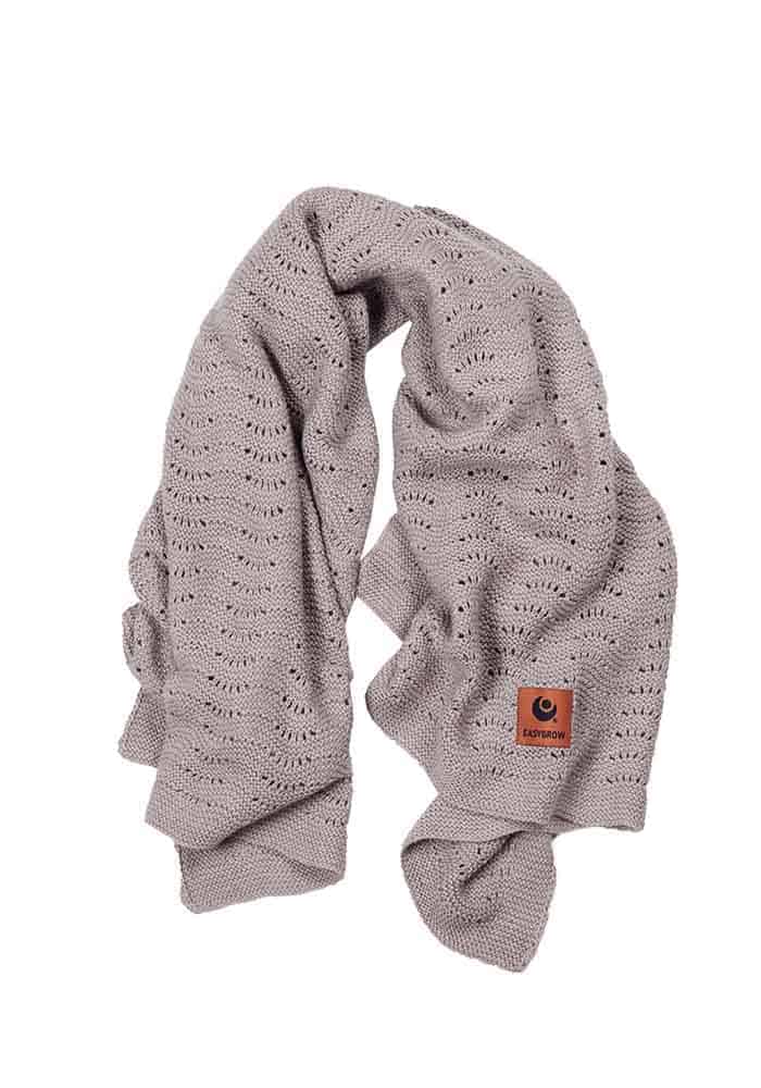 Super blødt Grandma Tæppe i Sand Melange fra Easygrow