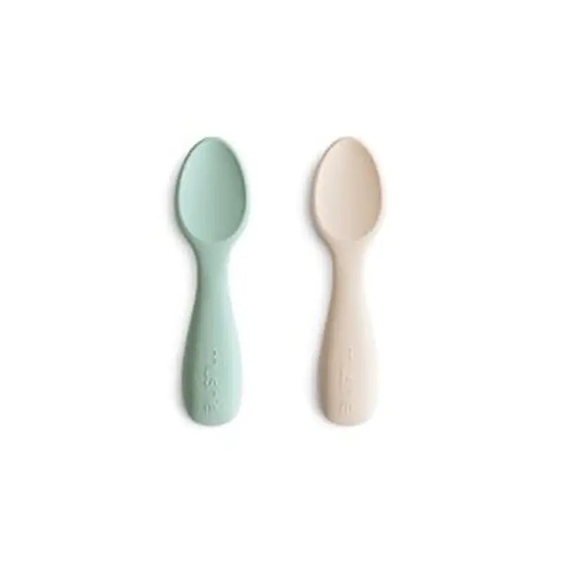 Korte Babyskeer 2   Pak Cambridge Blue Shifting Sand fra Mushie