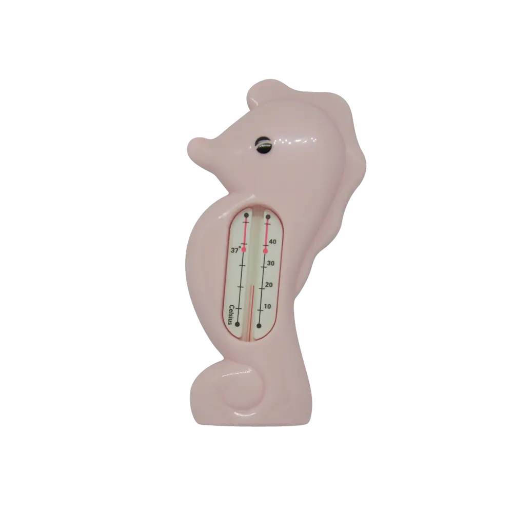 Badetermometer Søhest, Rosa - Perfekt til Badetid!