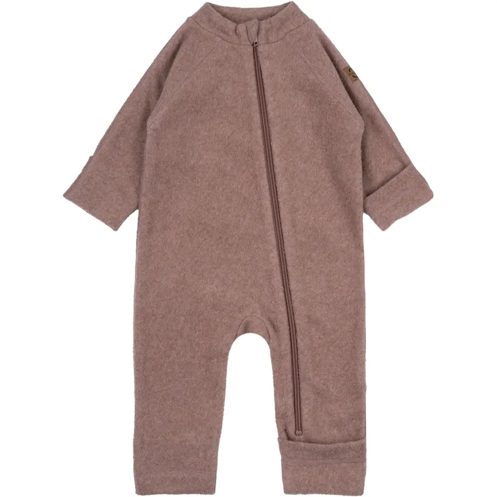 Bomuld Fleece Baby Dragt   Burlwoodme   3 år fra Mikk-line