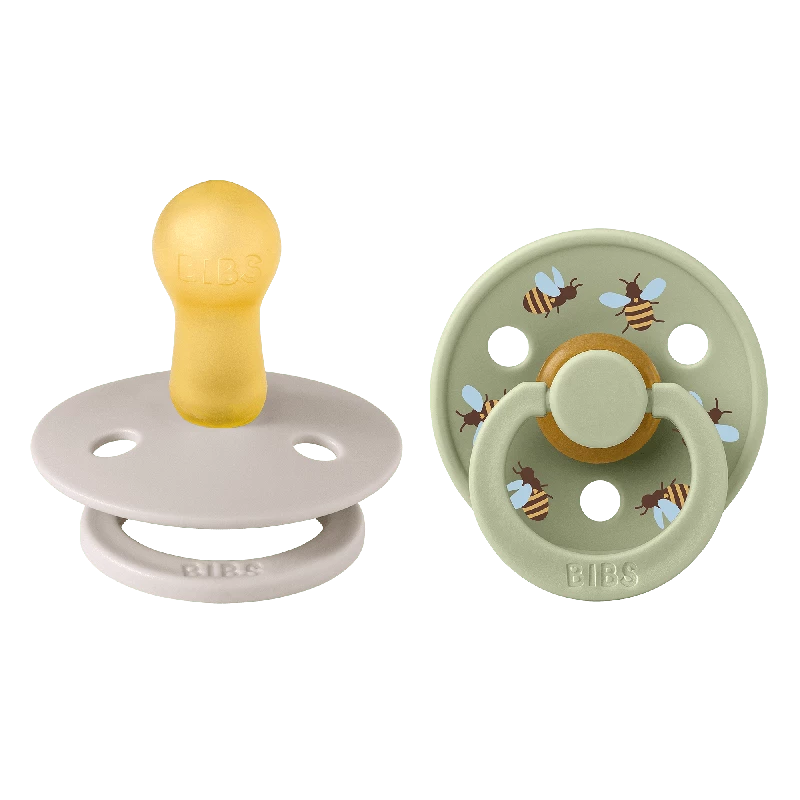 Studio Colour 2 Pack Bumblebee Latex Size 2 Mushroom Mix fra Bibs