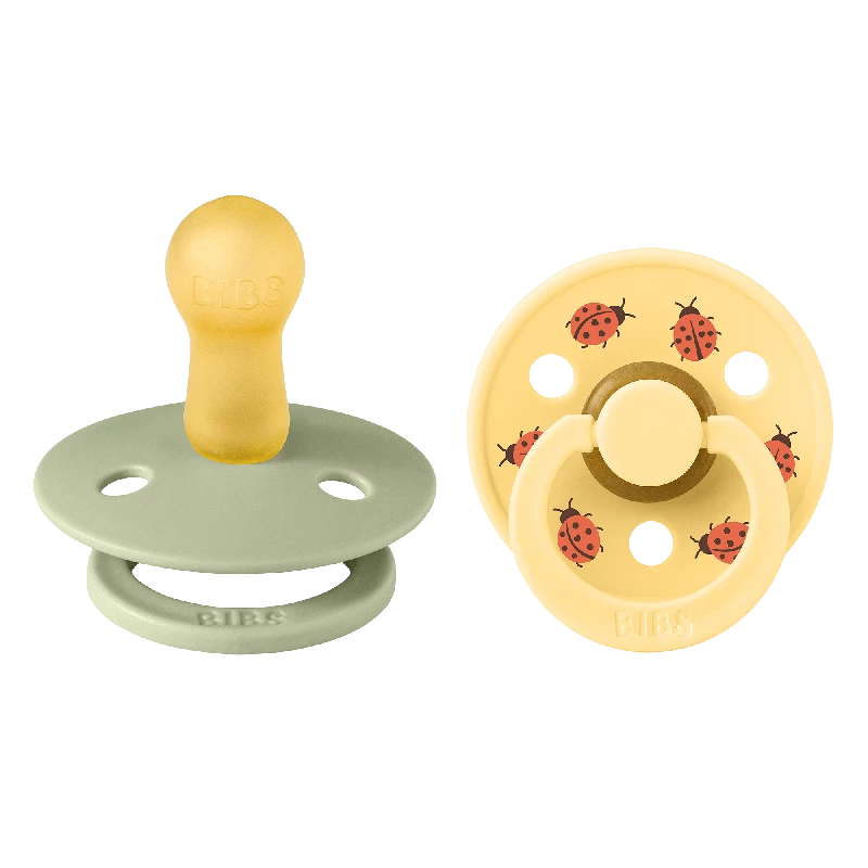 Studio Colour 2 Pack Ladybug Latex Size 2 Sage Mix fra Bibs