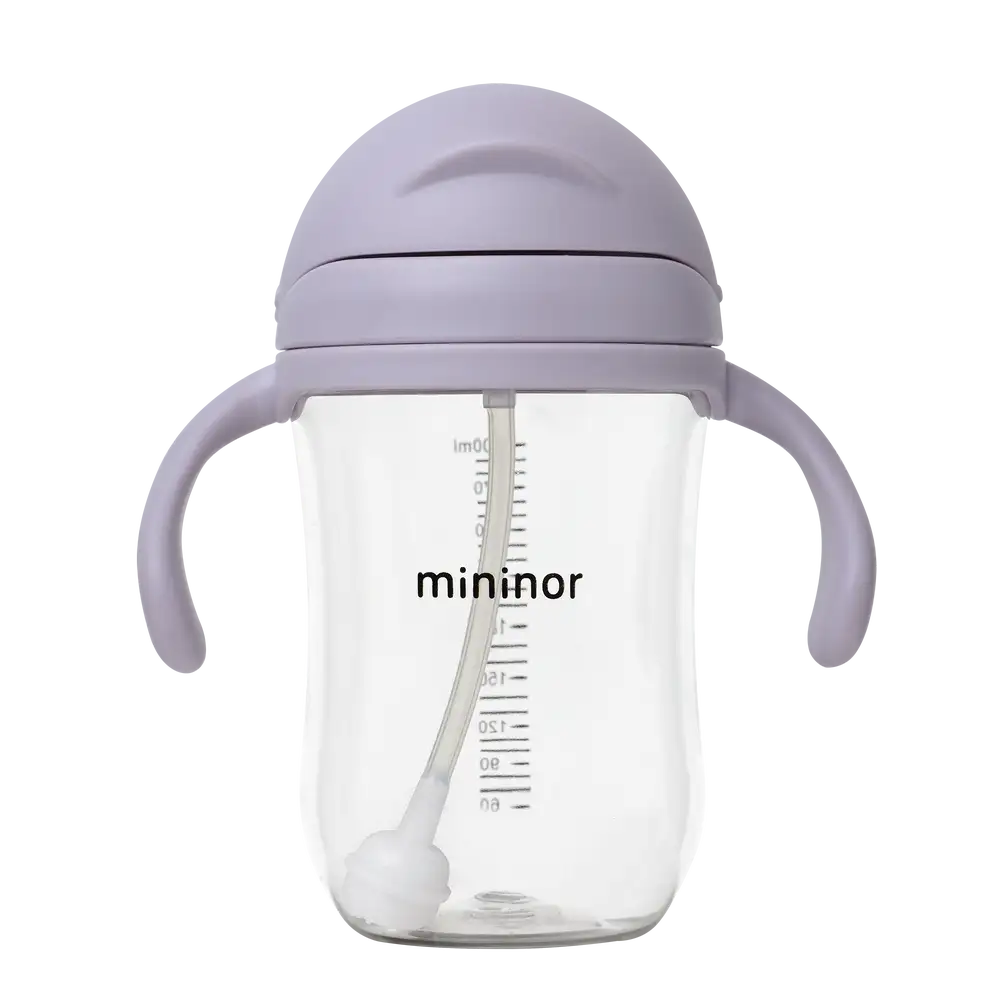 Sugerørskop Tritan 330 Ml   Lilac Flower fra Mininor