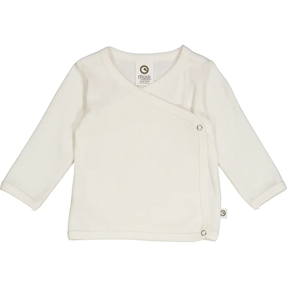 Blød baby cardigan i Balsam Cream fra Müsli