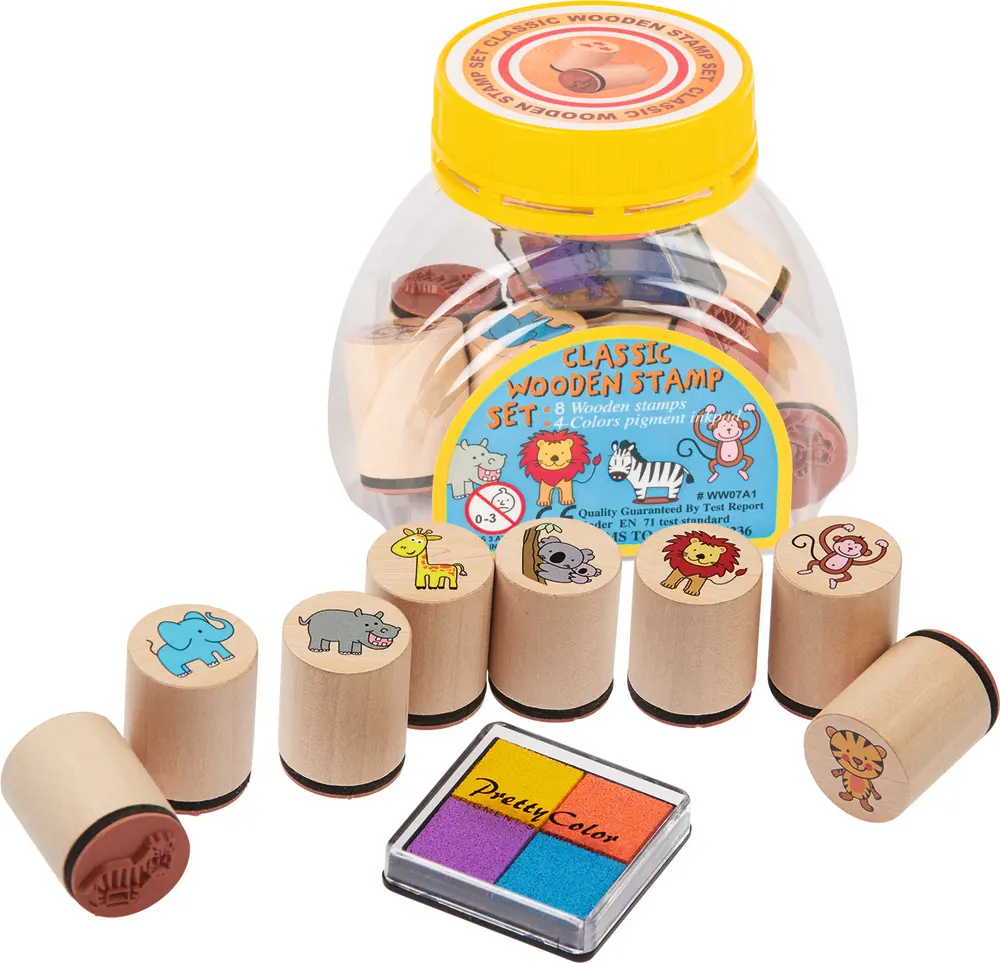 Dyrestempler Sæt fra Goki - 8 stykker til Kreativ Leg