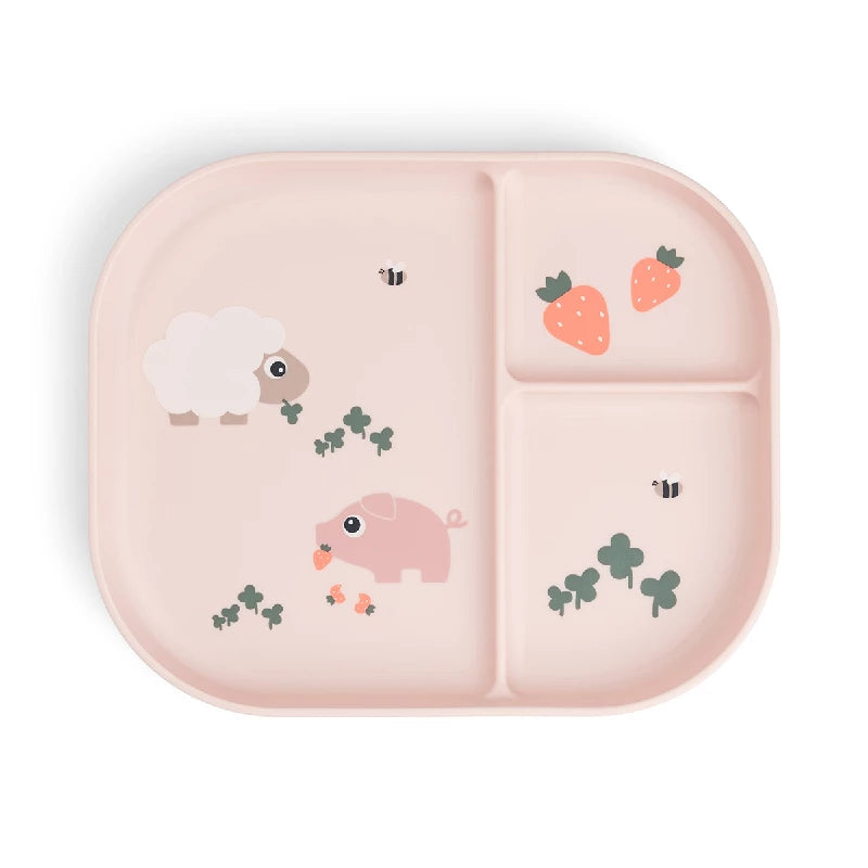 Foodie Inddelt Tallerken Tiny Farm Pudder fra Done By Deer