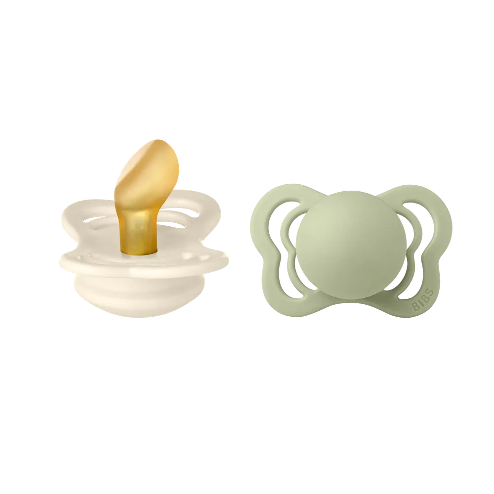 Couture 2 Pk Latex Str. 1   Ivory Sage fra Bibs