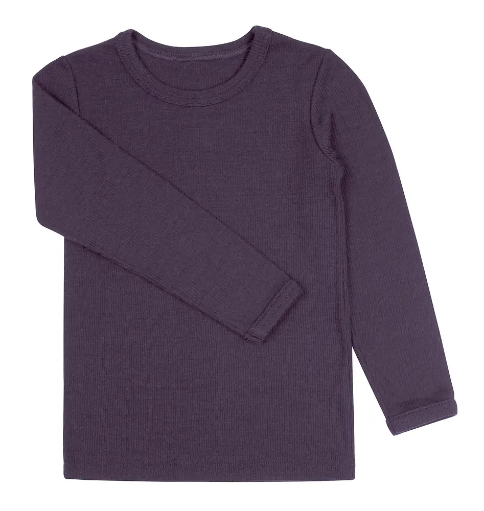 Bluse I Uld   Mørk Lilla 15699   60 fra Bekids