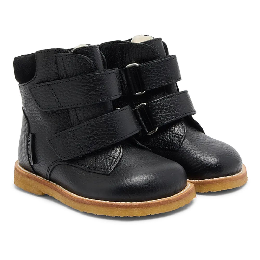 Begynder Tex Støvle Med Velcro   Sort   24 fra Angulus