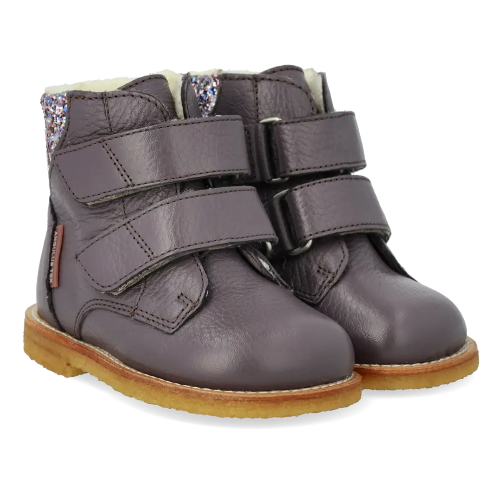 Begynder Tex Støvle Med Glitter Og Velcro   4314   23 fra Angulus