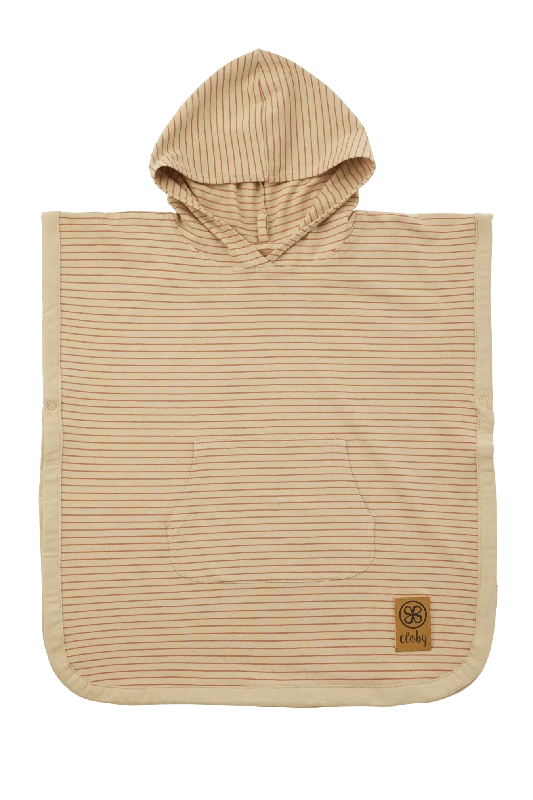 Uv Poncho   Sandy Beach  Peanut Brown (1 3 år) fra Cloby