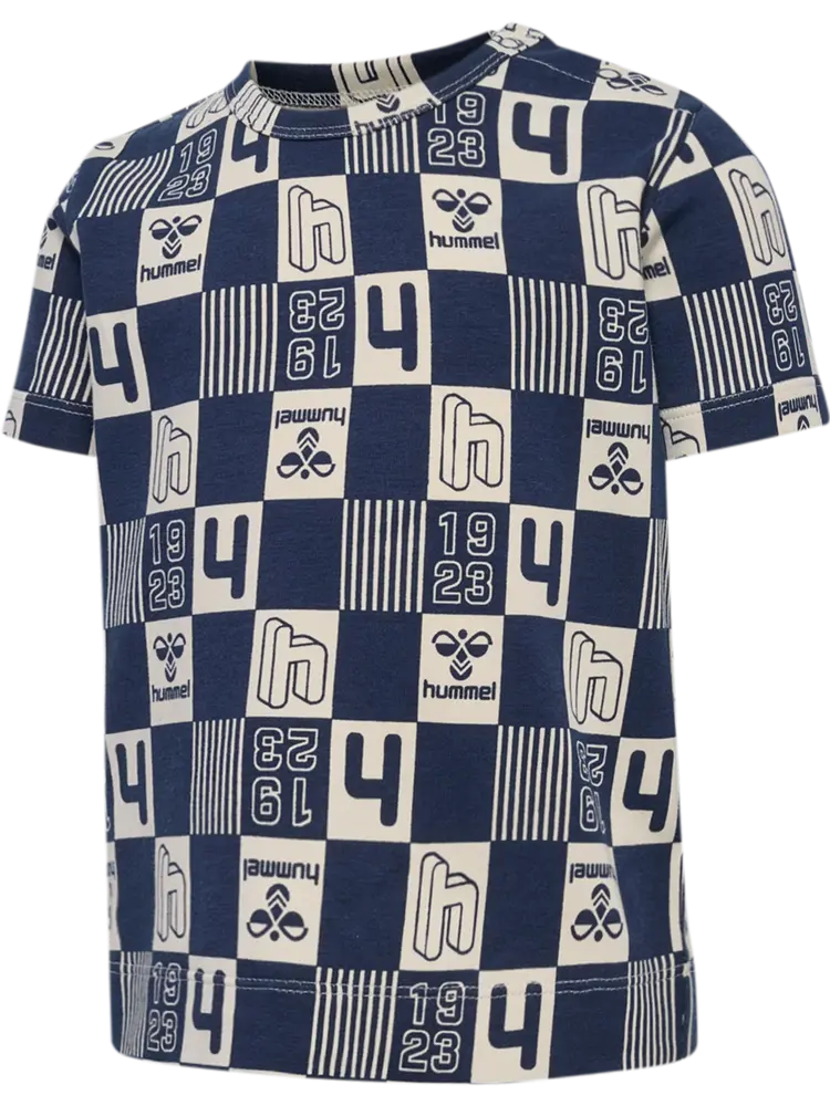 Janus T-Shirt i Black Iris - Økologisk Kvalitet