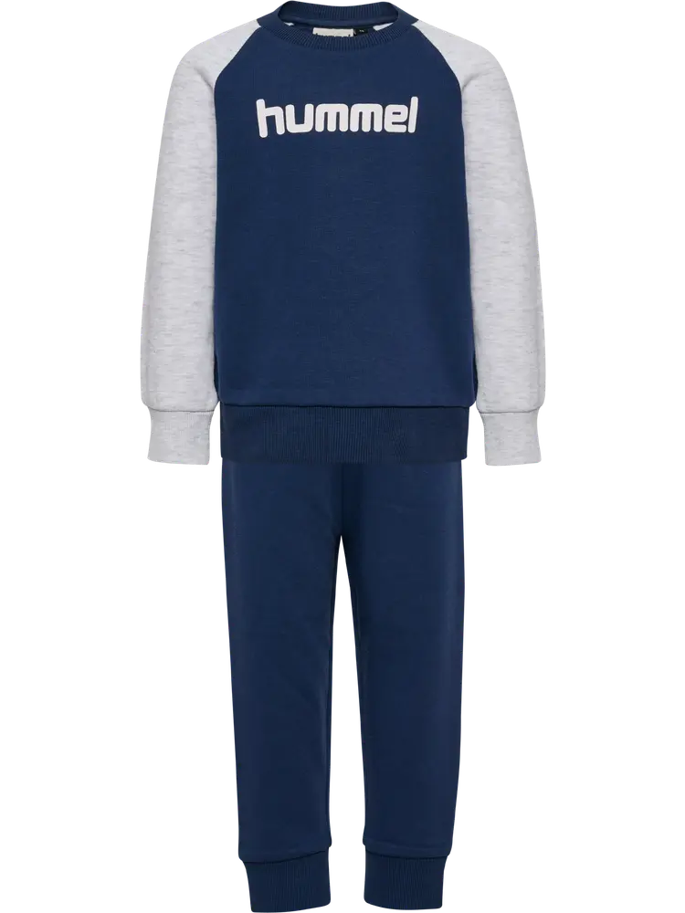 Reg Base Sweat Sæt   Dress Blues   92 fra Hummel