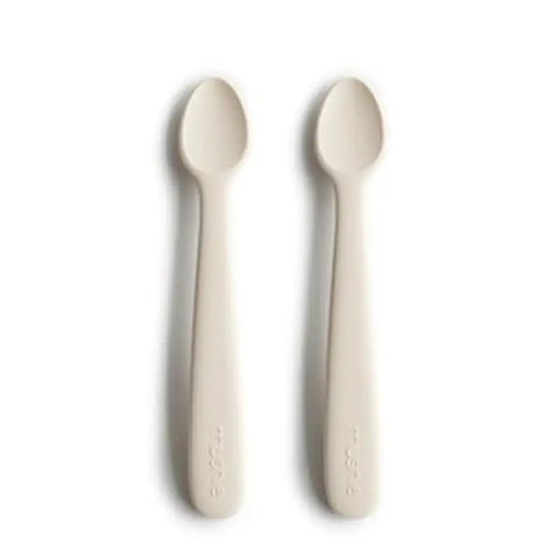 Silikone Babyskeer 2   Pak Ivory fra Mushie