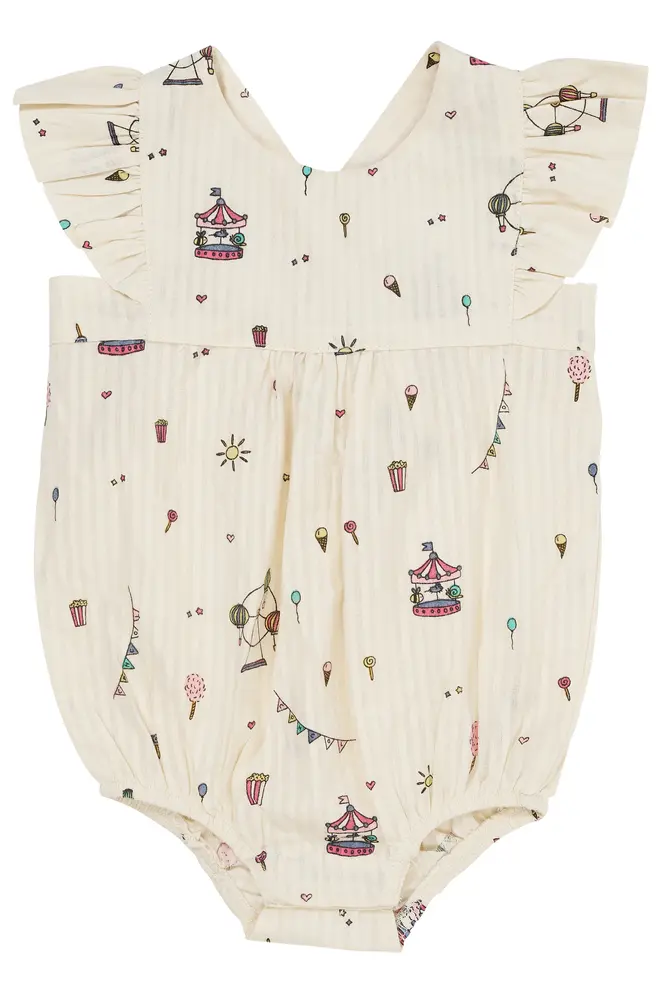 Printet Romper med Seler - Tivoli fra Copenhagen Colors