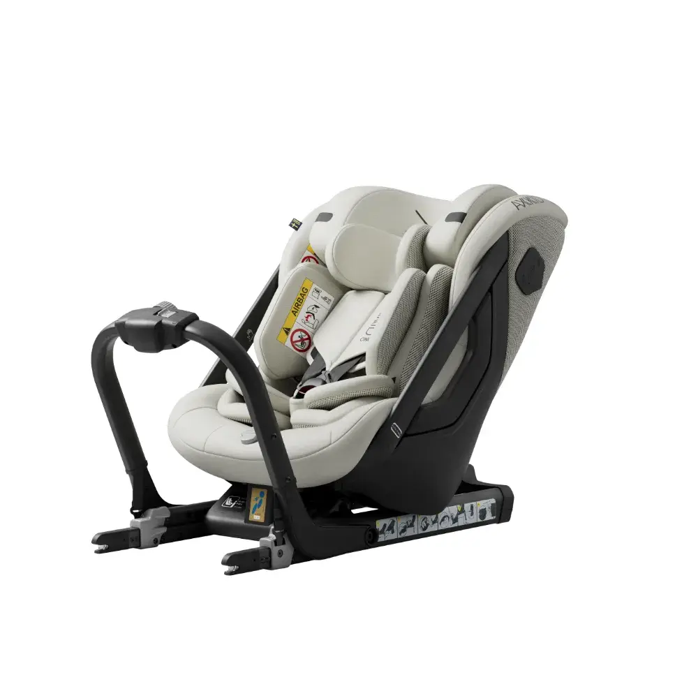 Axkid ONE+ 3 Beachgrass Beige - Sikker autostol til børn