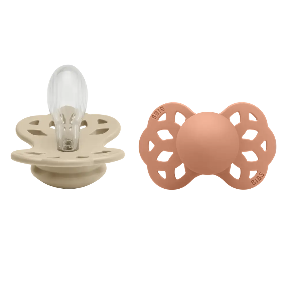 Infinity Silikone   Str 2   Vanilla Peach fra Bibs