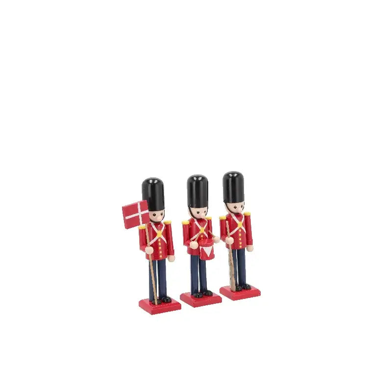 Festlige Garder 15 Cm 3 Stk. Rød Sort fra Celebrate