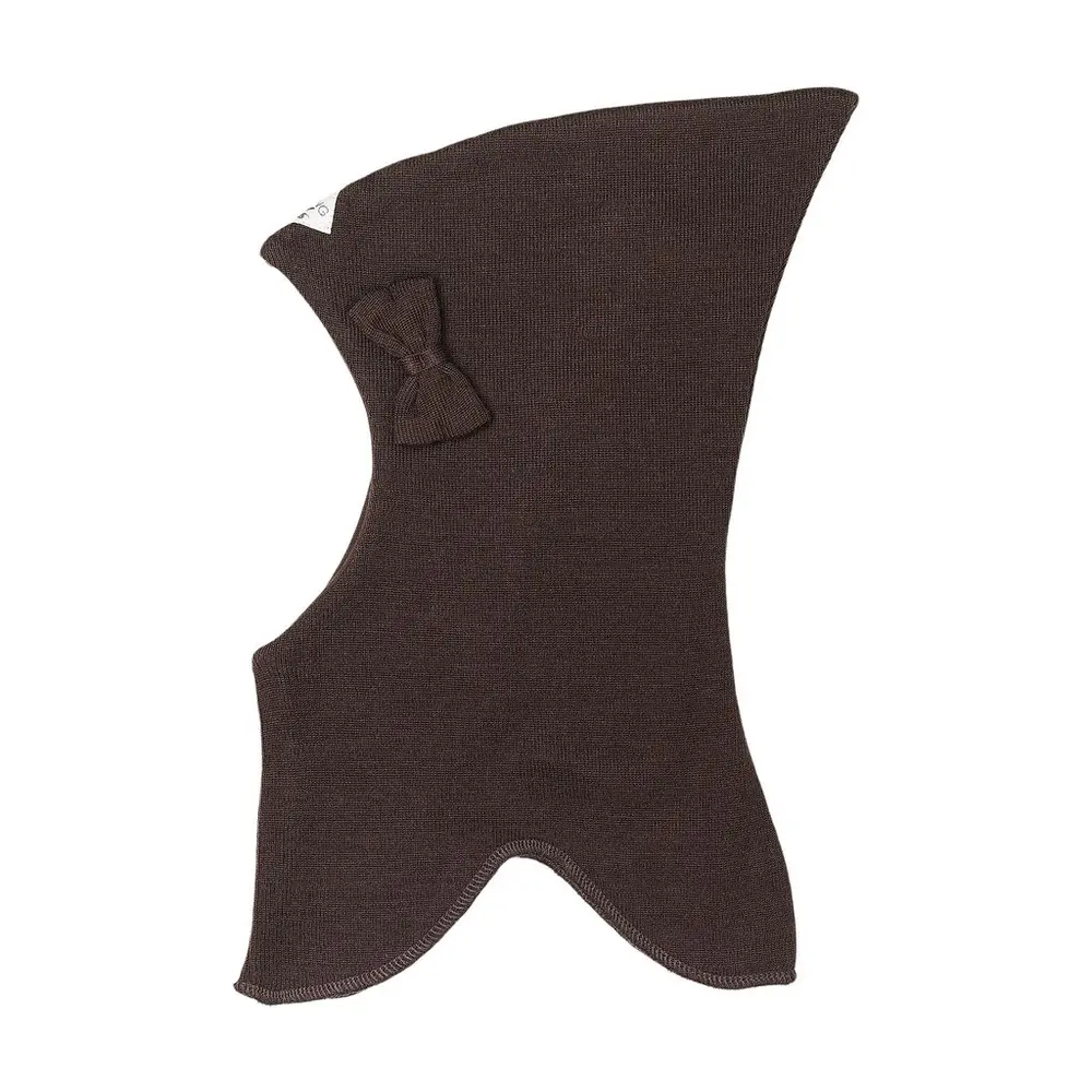 Elefanthue M. Sløjfe   Chocolate Brown   M fra Racing Kids