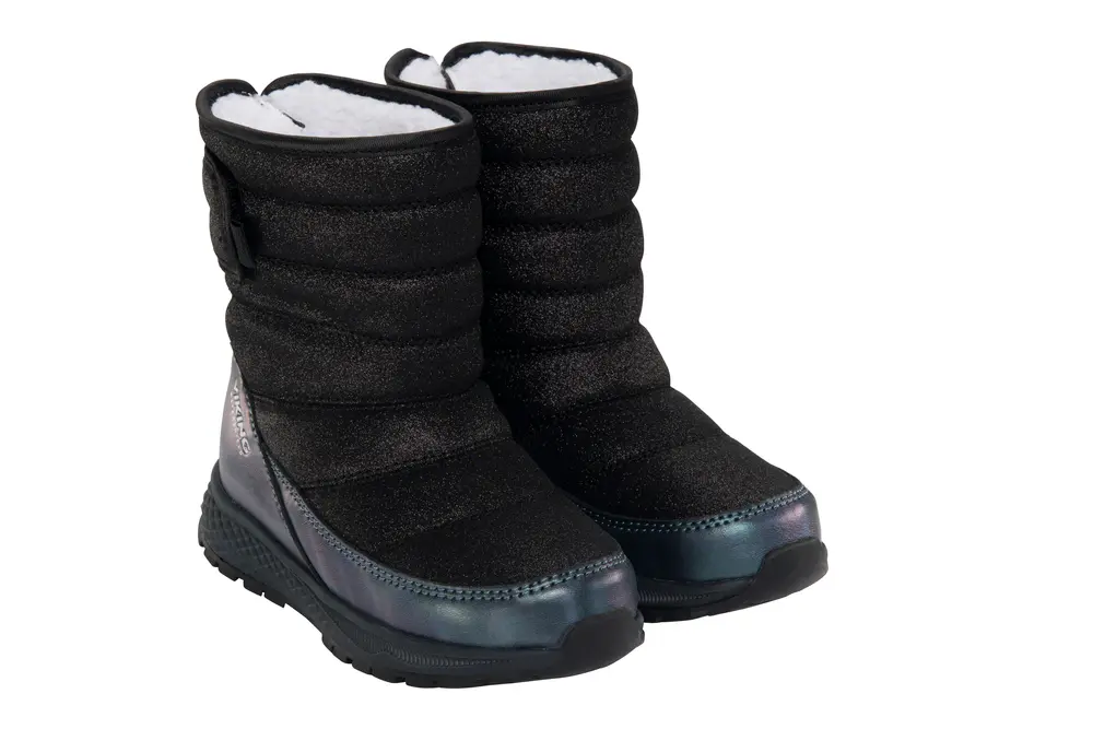 Glitrende Vinterstøvler til Børn - Equip Warm WP Black