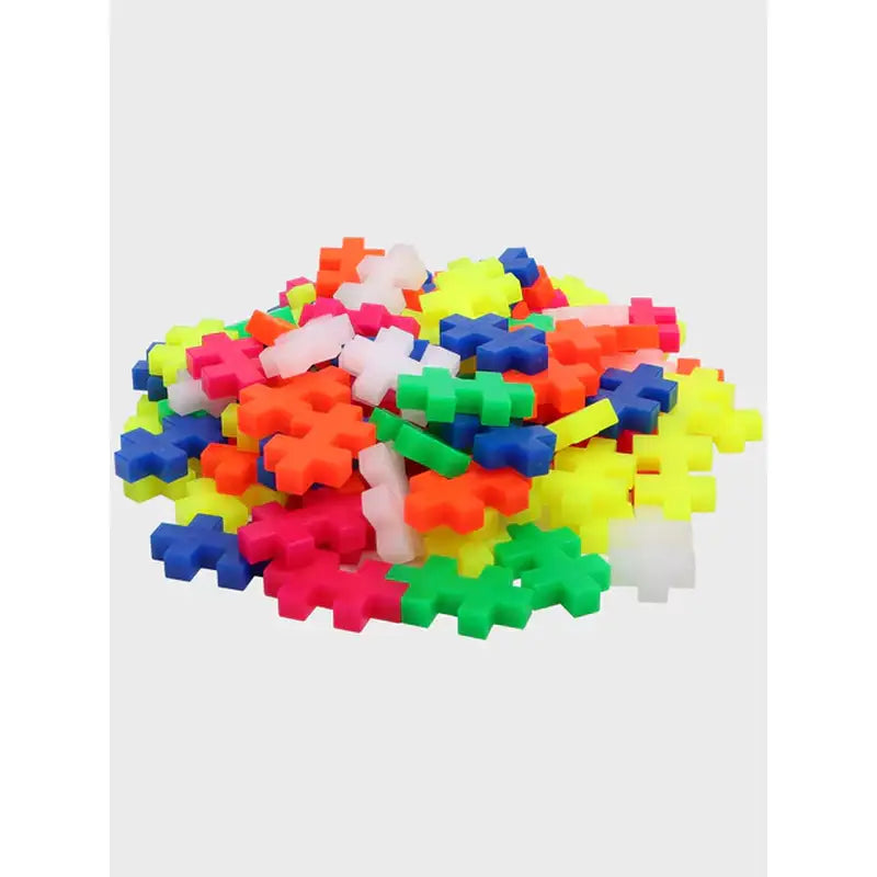 Box Plus Plus Big Neon Mix   100 Pcs fra Plus-plus