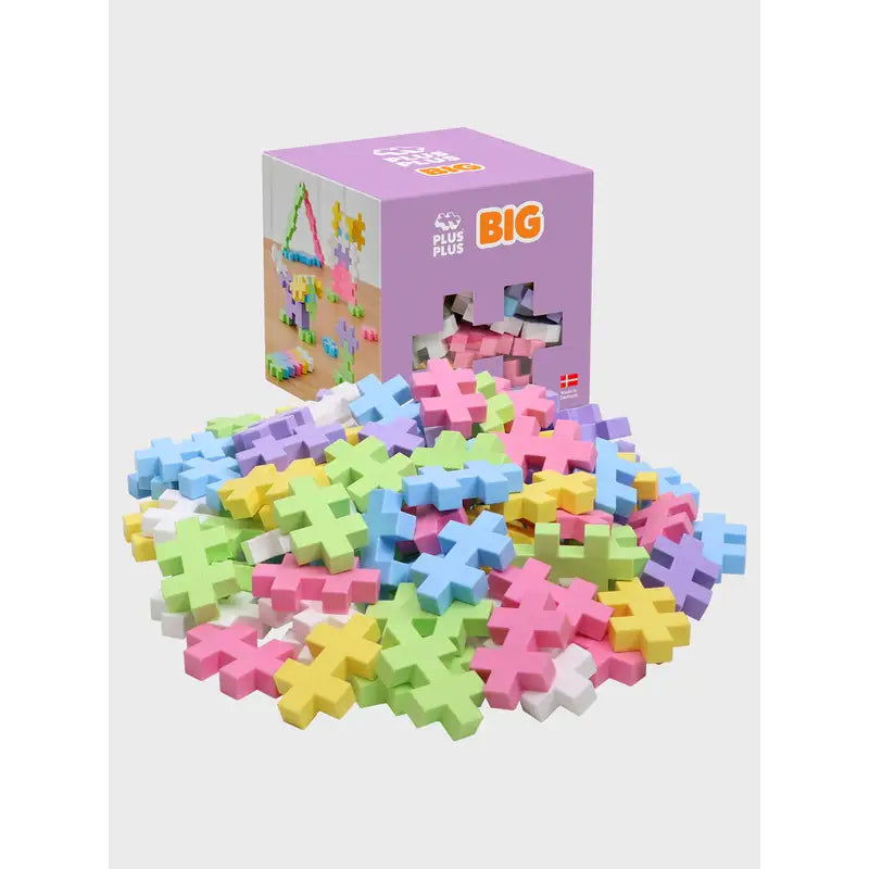 Box Plus Plus Big Pastel Mix   100 Pcs fra Plus-plus