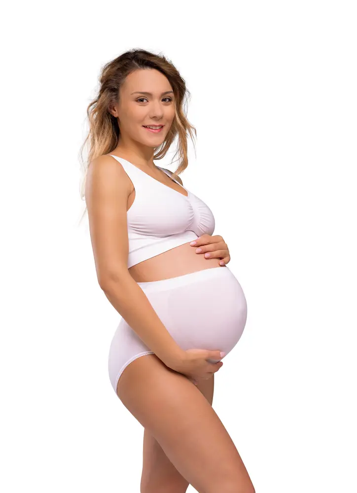 Sømløs Graviditets Bh   Hvid   Medium fra Carriwell