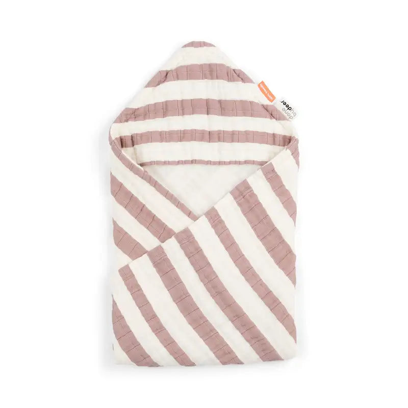 Håndklæde med hætte i økologisk bomuld - Done By Deer