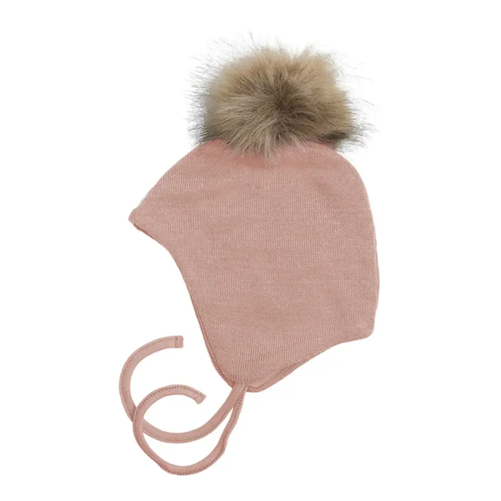 Baby Djævlehue M. Kvast   Dusty Rose   S fra Racing Kids