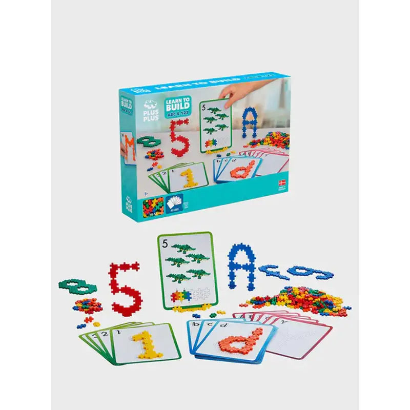 Plus Plus Learn To Build Abc & 123 fra Plus-plus