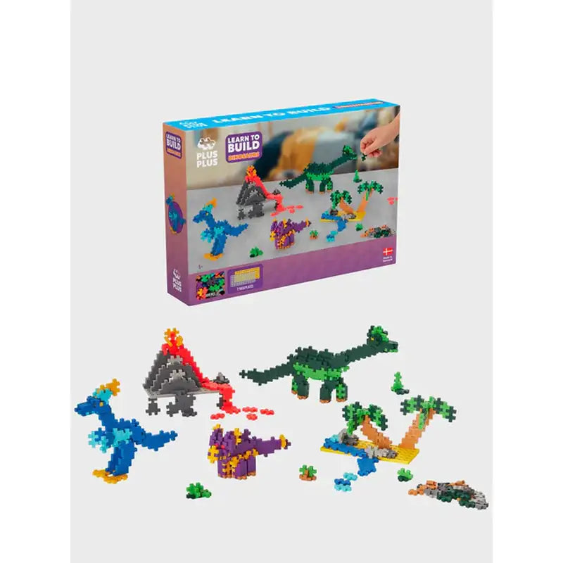 Plus Plus Learn To Build Dinosaurs fra Plus-plus