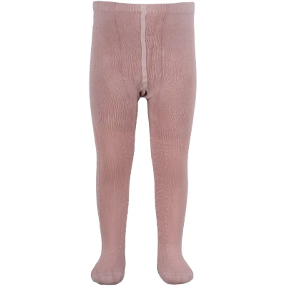Bamboo Strømpebukser i Rose Melange fra Minipop