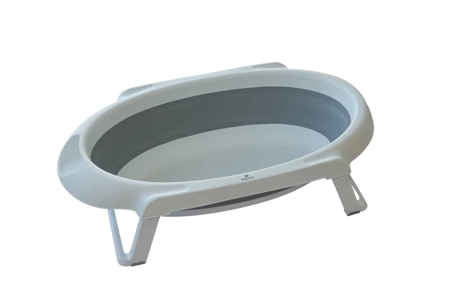 Badekar Foldbar 30 L. Hvid Grå fra Baby Dan