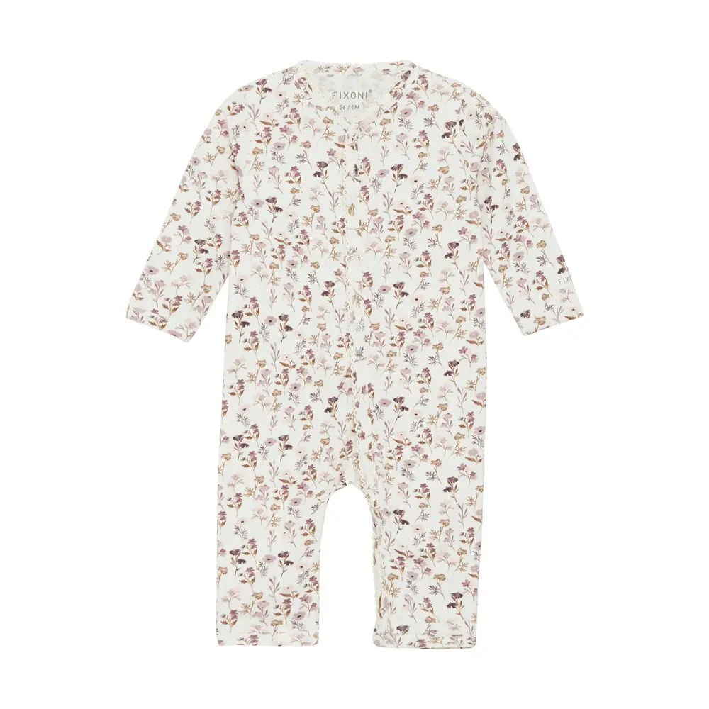 Blød heldragt med all-over-print fra Fixoni - TENCEL™ fiber