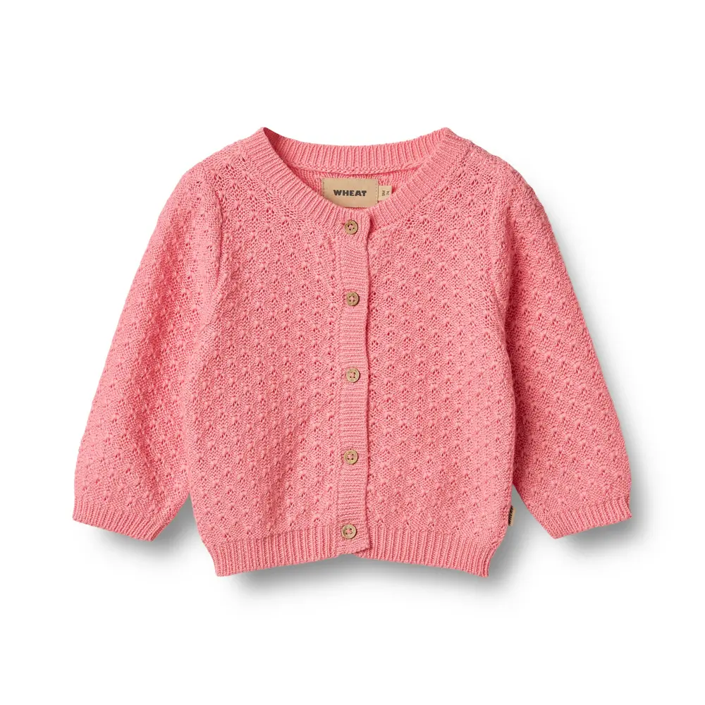 Økologisk Strik Cardigan til Baby fra Wheat - Klassisk Design