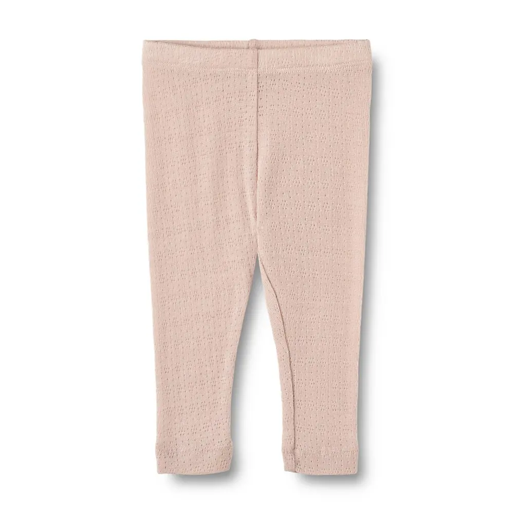 Agi Uld Leggings   Pale Lilac   6 Mdr. fra Wheat
